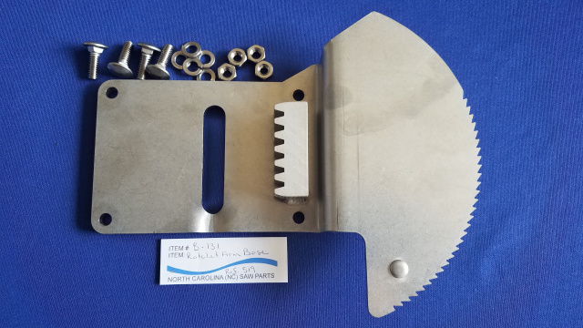 Ratchet Base With Hardware for Biro 11, 22 & 33 Meat Saw  Replaces S19