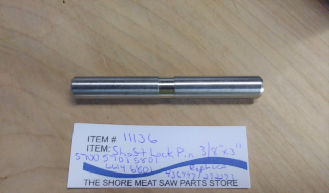 Shaft Drive Lock Pin For Hobart 5700, 5701, 5801, 6614 & 6801 Meat Saws
