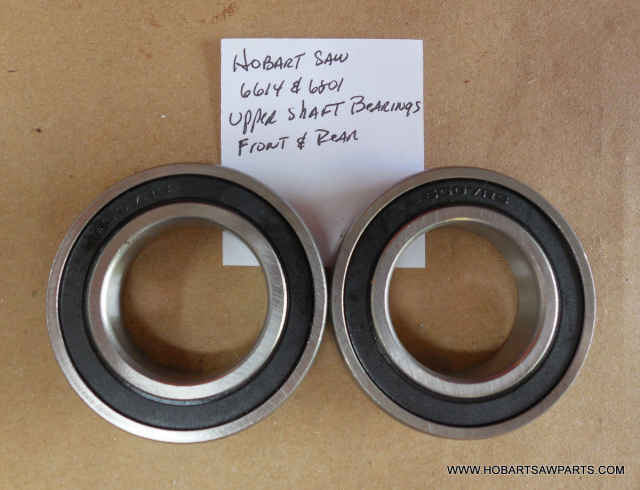 2 EA Upper Wheel Shaft Ball Bearings For Hobart 6614 & 6801 Meat Saw Replaces BB-015-36